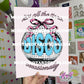 kiss disco mirrorball poster