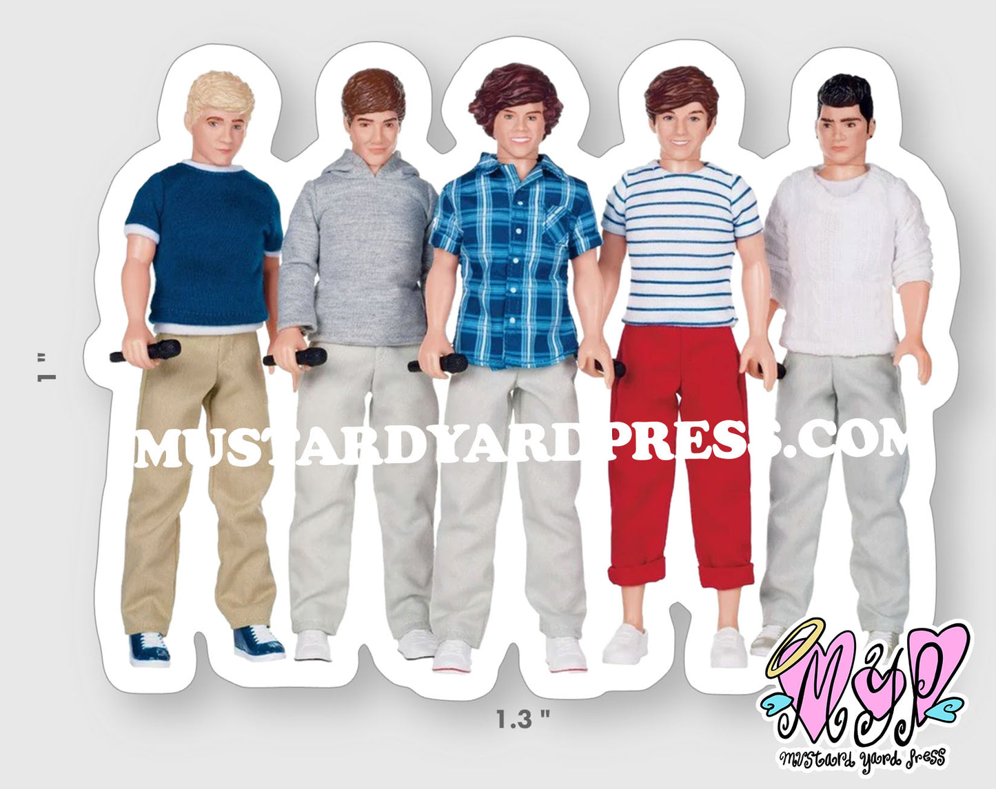 boy dolls mini sticker