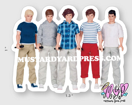 boy dolls mini sticker