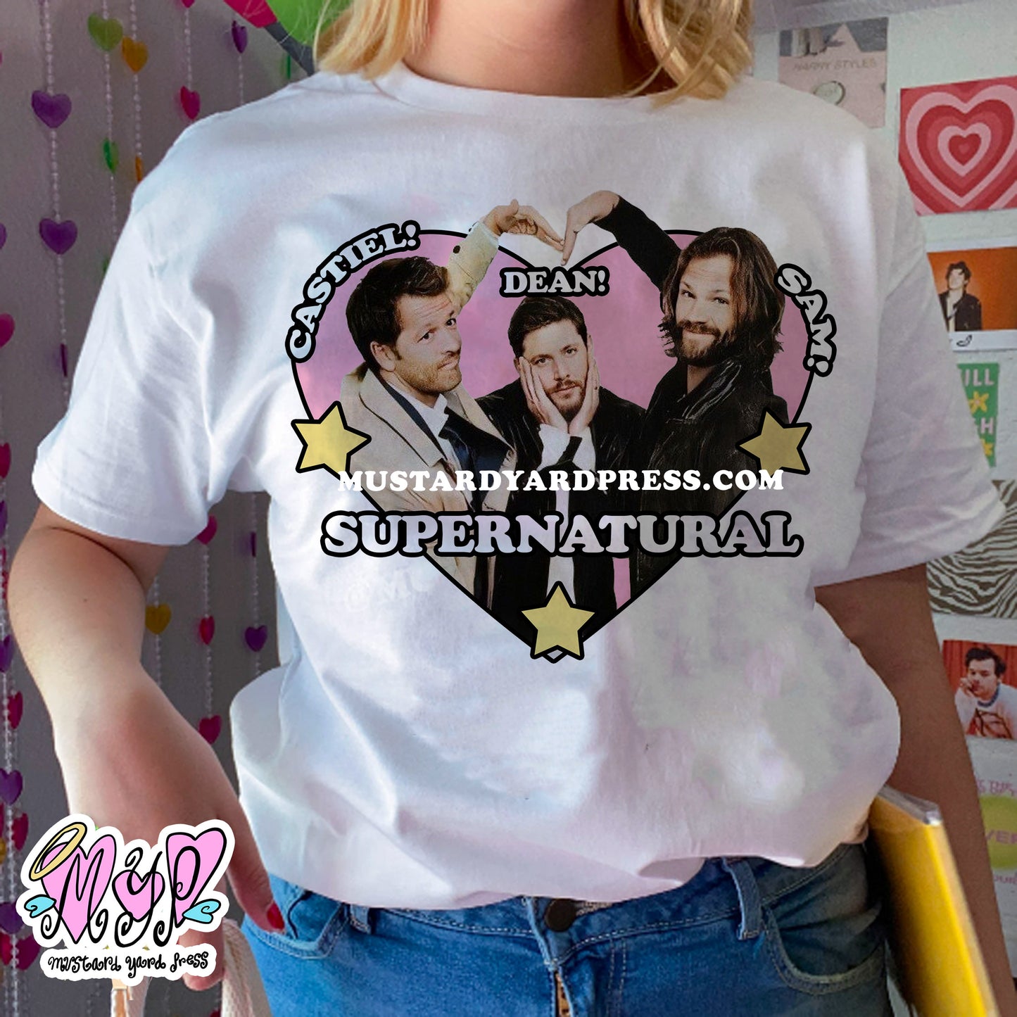 spn heart t-shirt