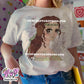 anime style queen t-shirt