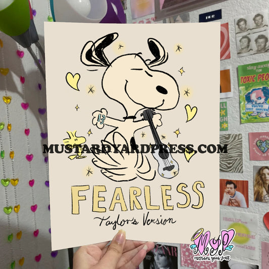fearless dog poster