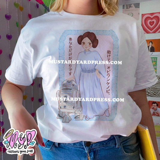 anime style princess t-shirt