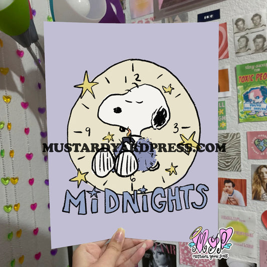 midnight dog poster