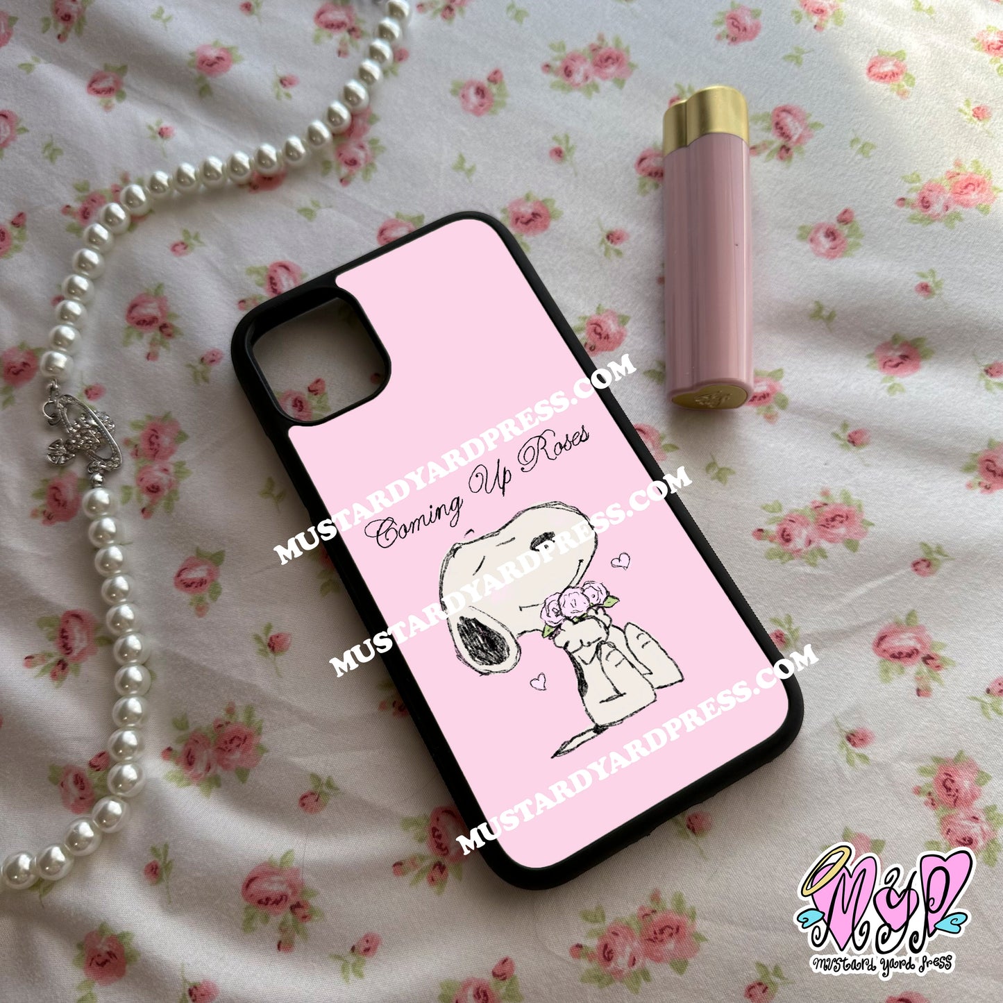 roses dog phone case