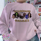 guards white/pink crewneck