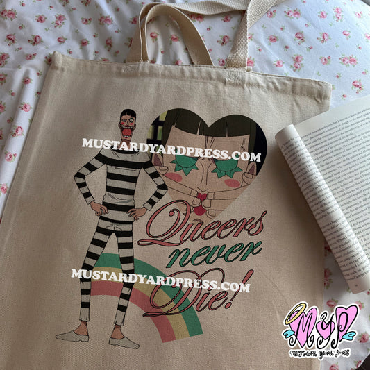 queers! tote bag