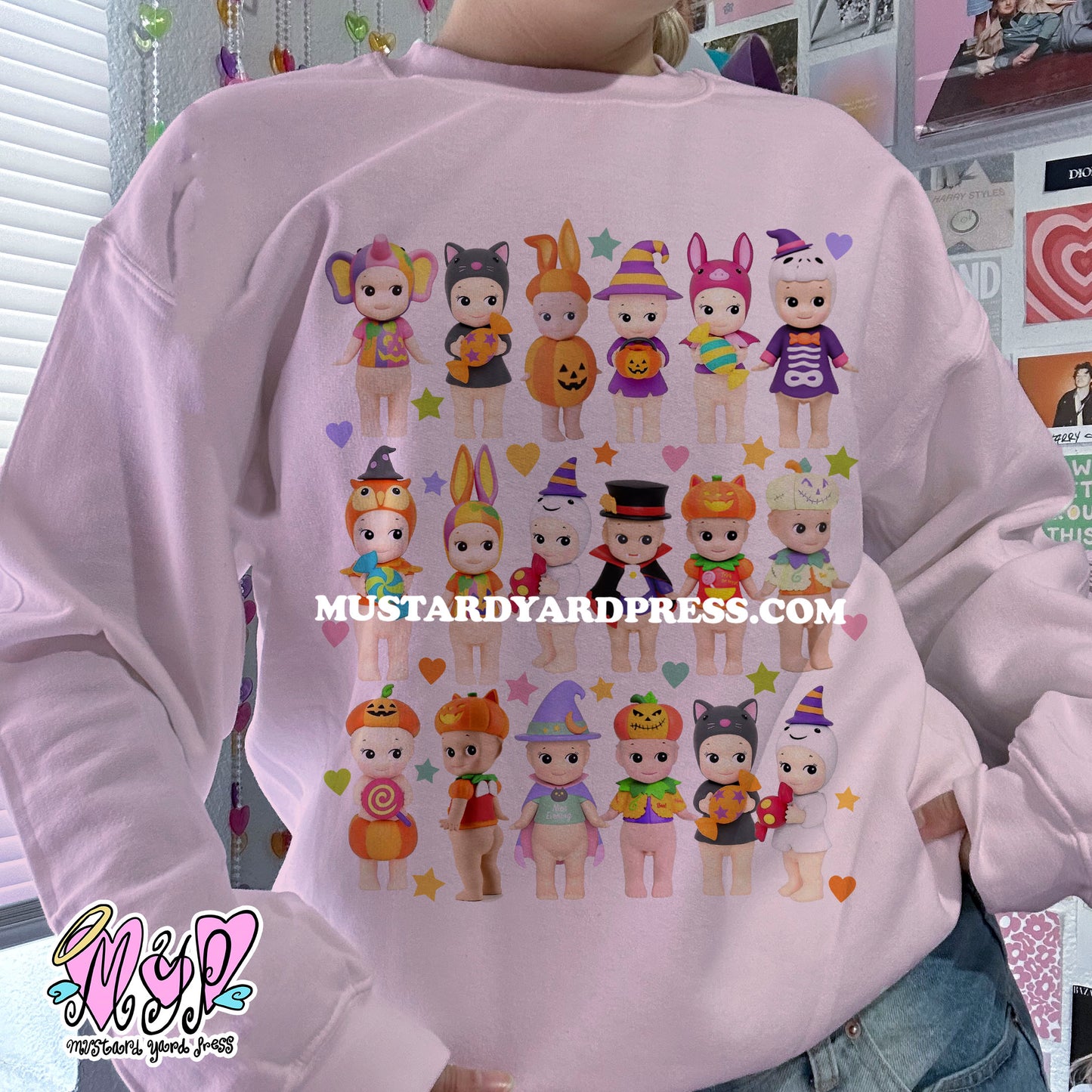 halloween angel collection crewneck