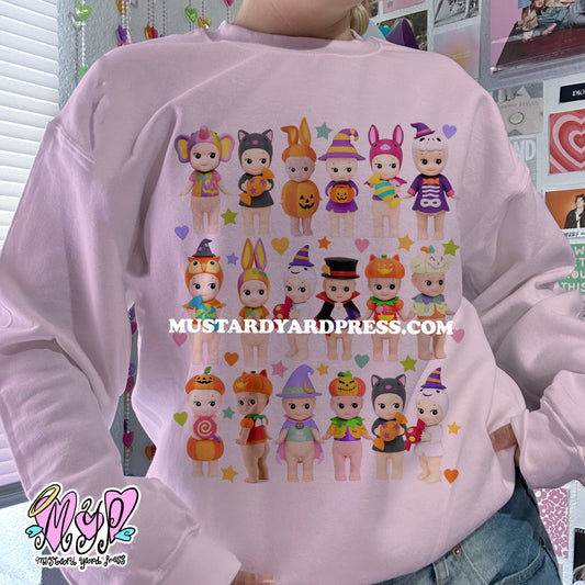 halloween angel collection crewneck