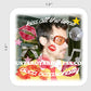kiss disco stickers mini sticker