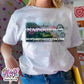 postcard t-shirt