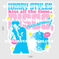 kiss disco mini sticker