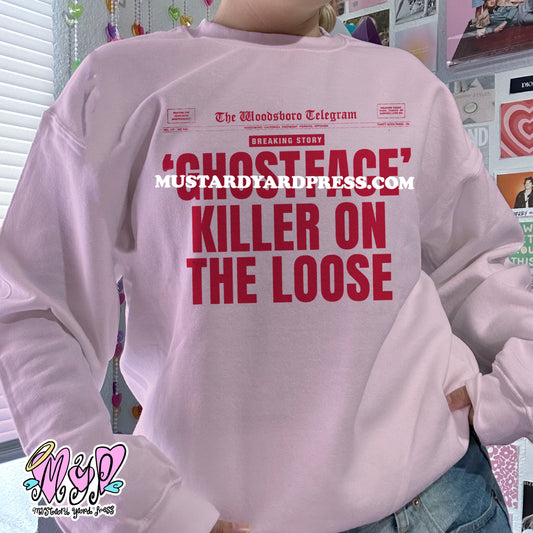 scream news crewneck