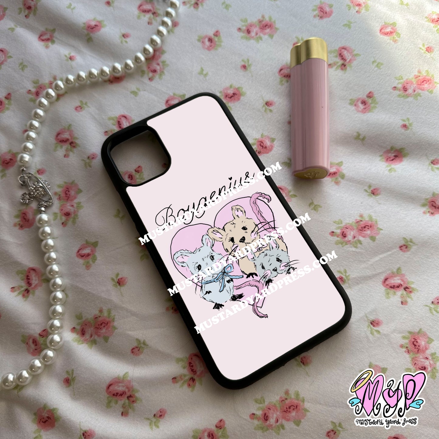 mice sketch phone case