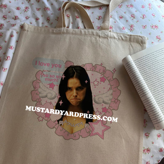 i love you so much tote bag