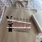 silent logo tote bag