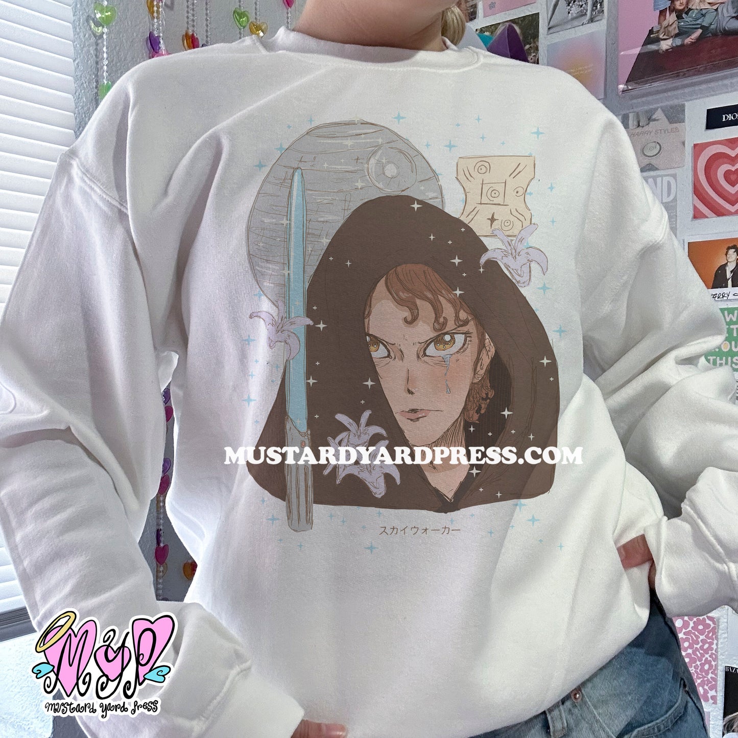 anime style ani crewneck