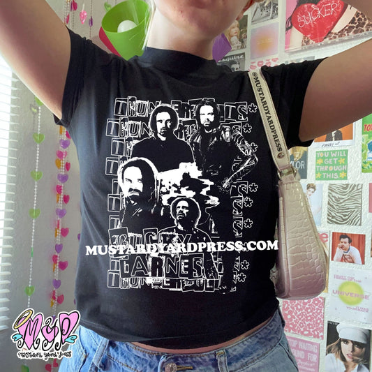 buck collage baby tee