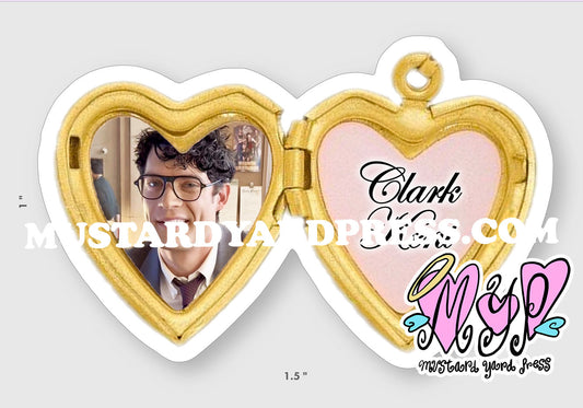 clark locket mini sticker