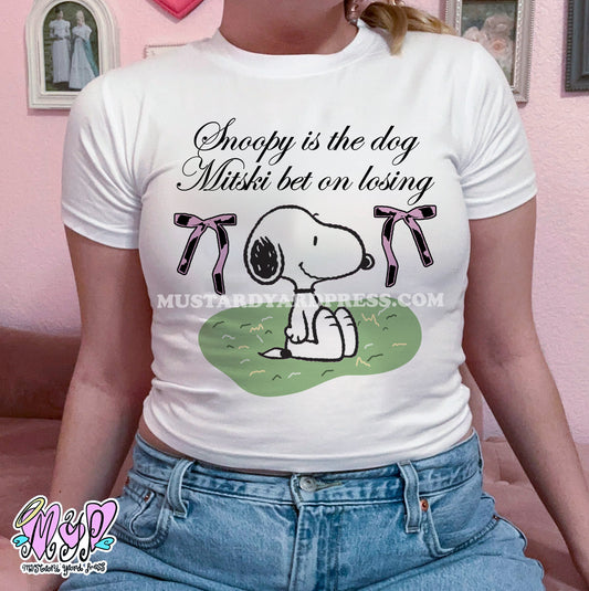 losing dogs baby tee