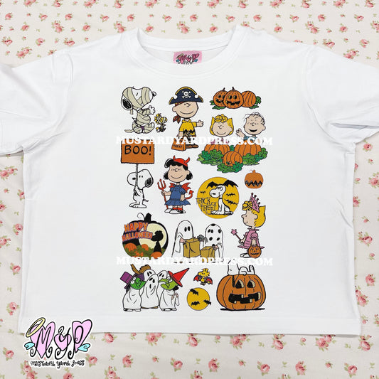 halloween dog stickers baby tee