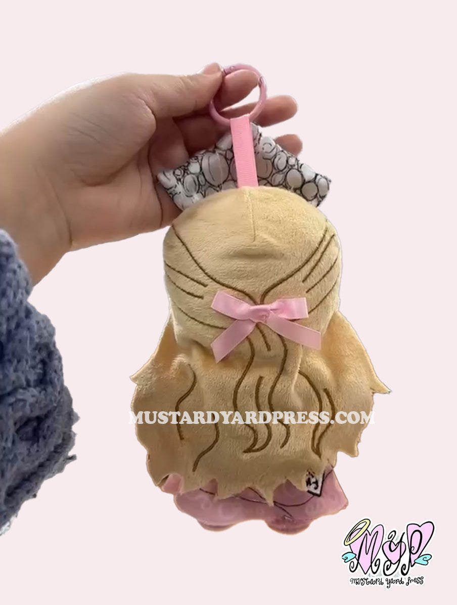 *PREORDER* pink witch keychain plushie