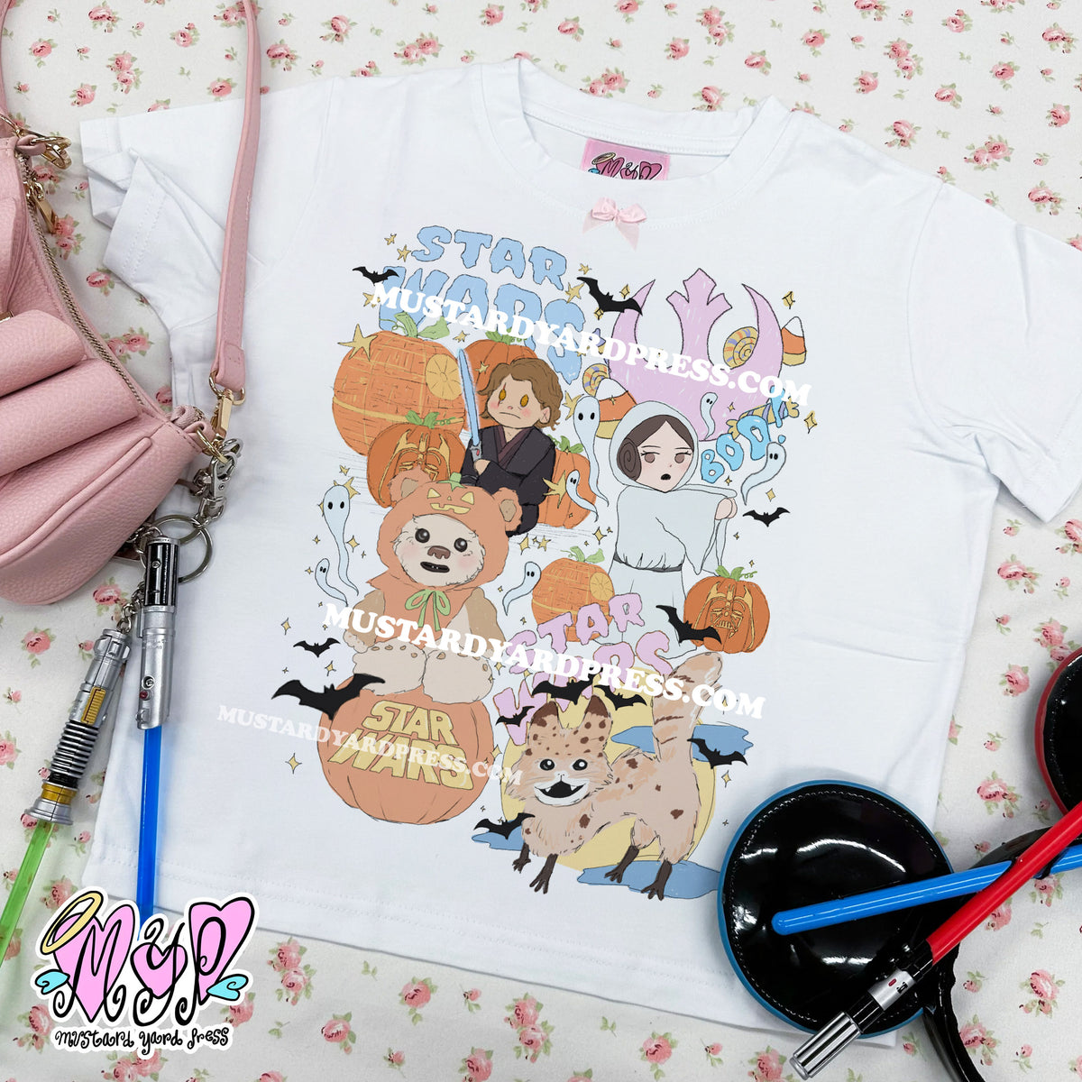 galaxy halloween baby tee