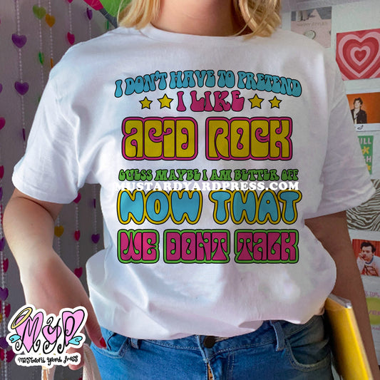 acid rock t-shirt