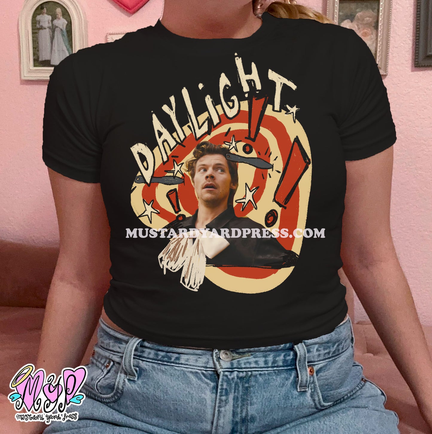 daylight spiral baby tee