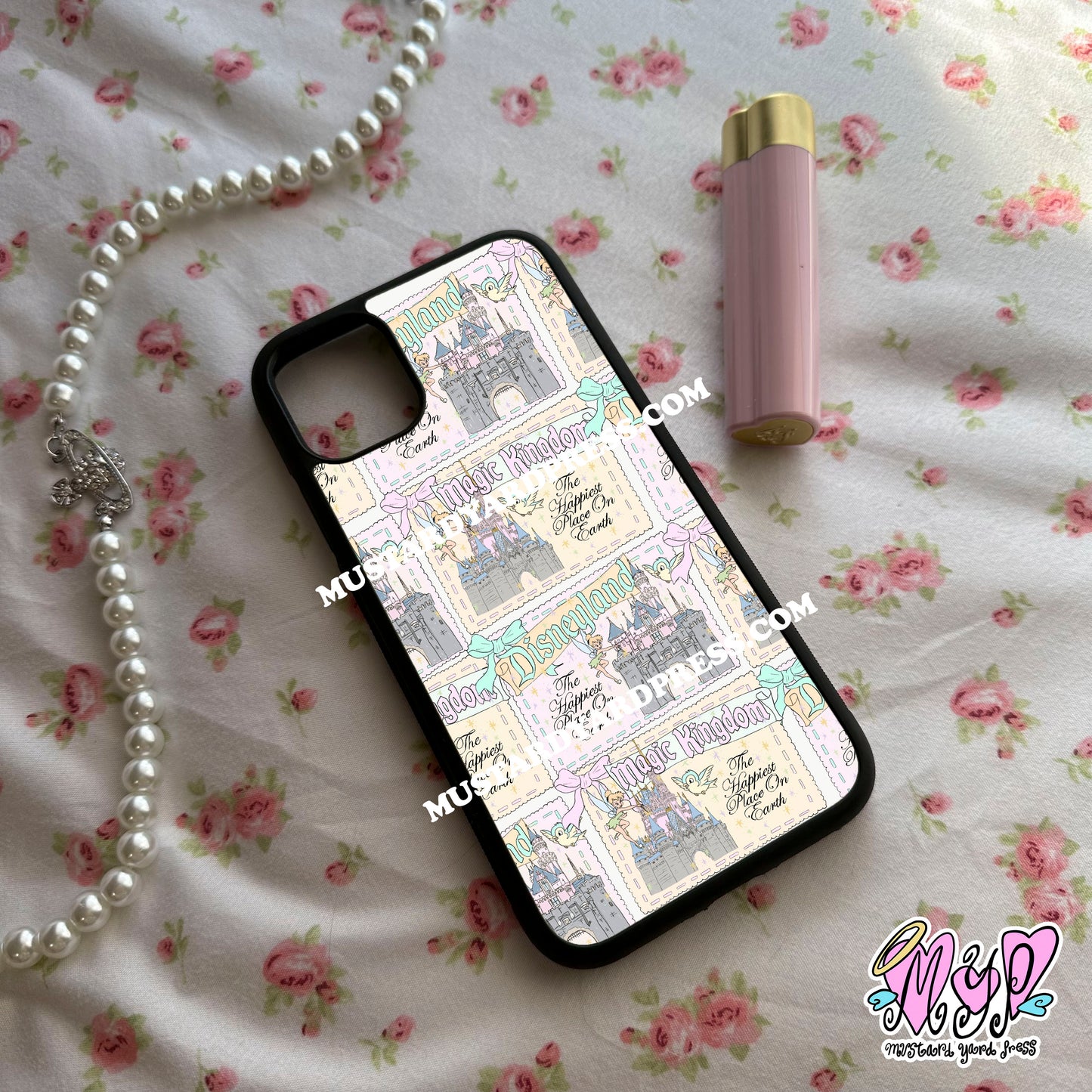 postcard castle phone case