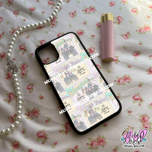 postcard castle phone case