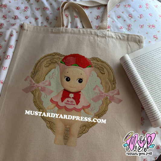 angel frame tote bag