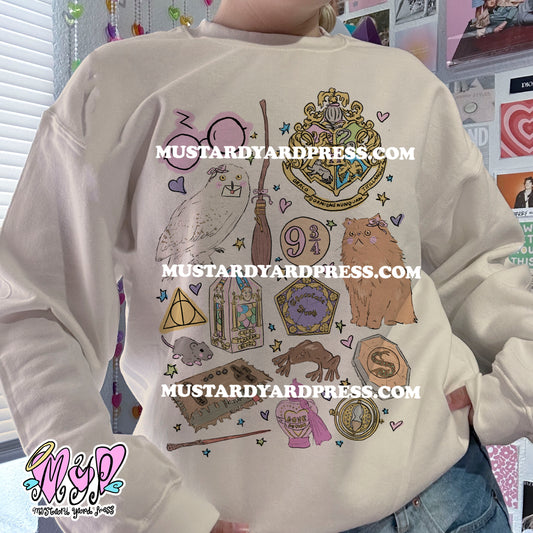 magic doodles crewneck