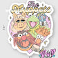 puppet besties mini sticker