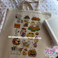 fall animals tote bag