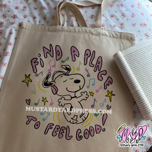 feeling good tote bag