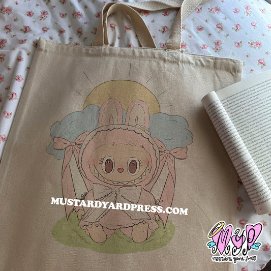 coquette monster tote bag