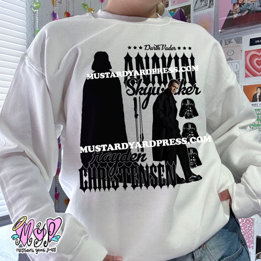 dark ani stars crewneck