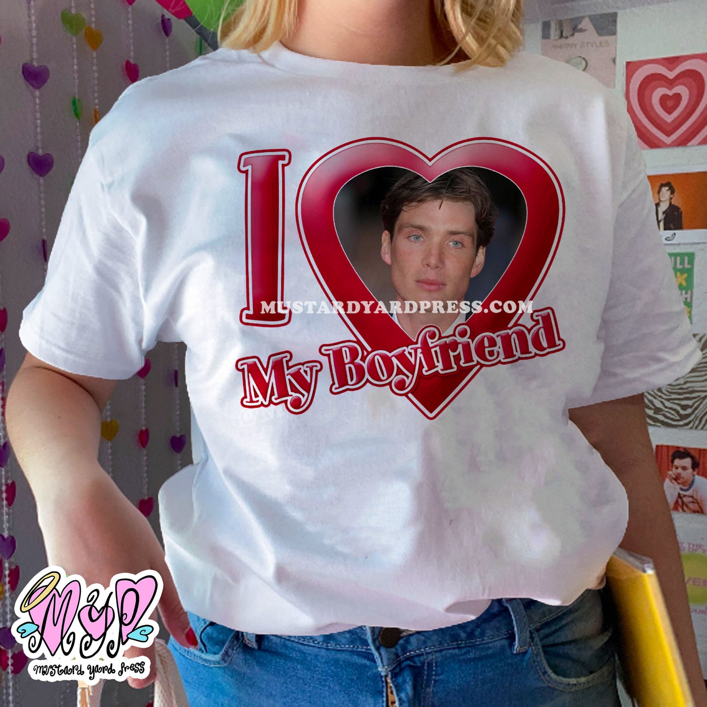 i love my boyfriend cillian t-shirt