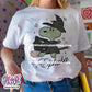 green witch dog t-shirt