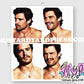 david portraits mini sticker