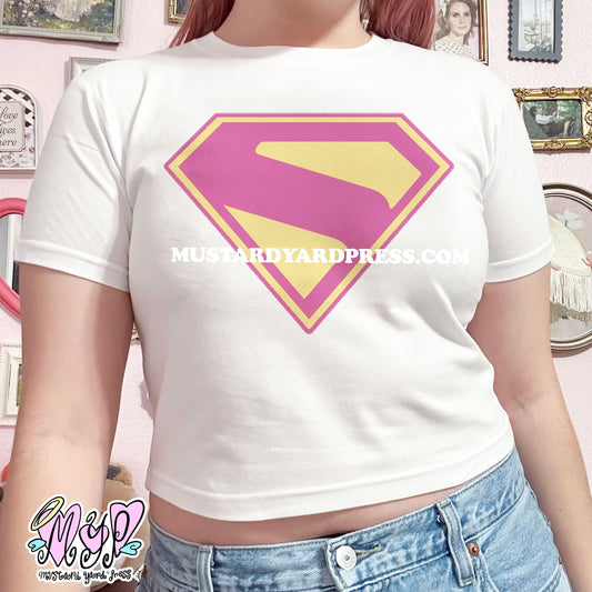 super logo baby tee