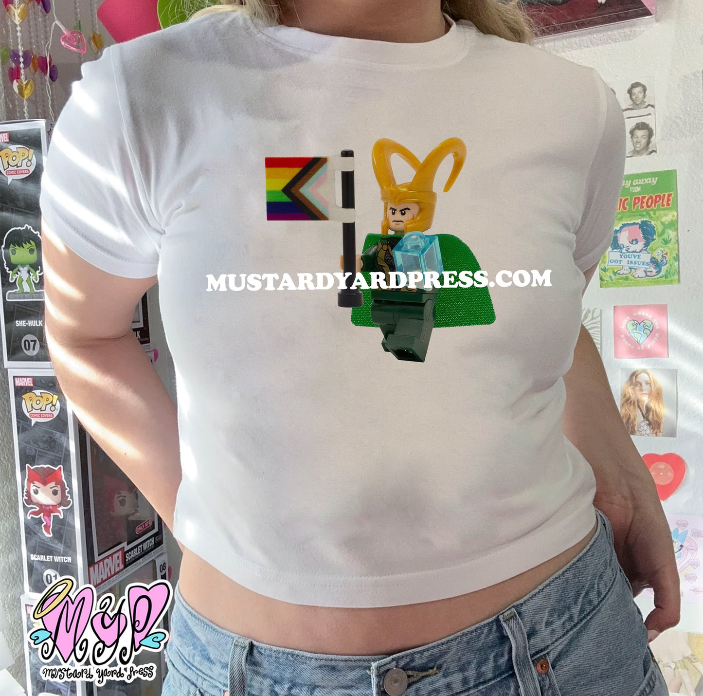 hero pride (ALL CHARACTERS) baby tee