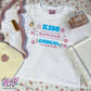 kiss disco logo baby tee
