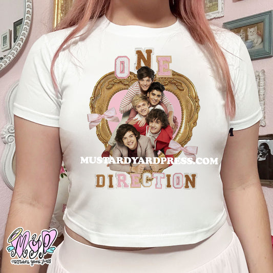1d frame baby tee