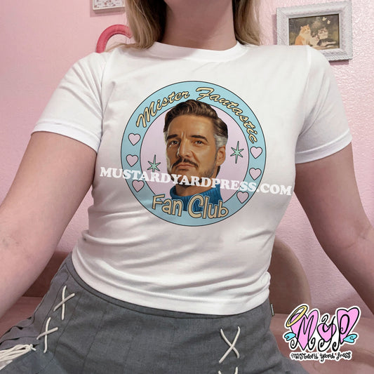 mister fan club baby tee
