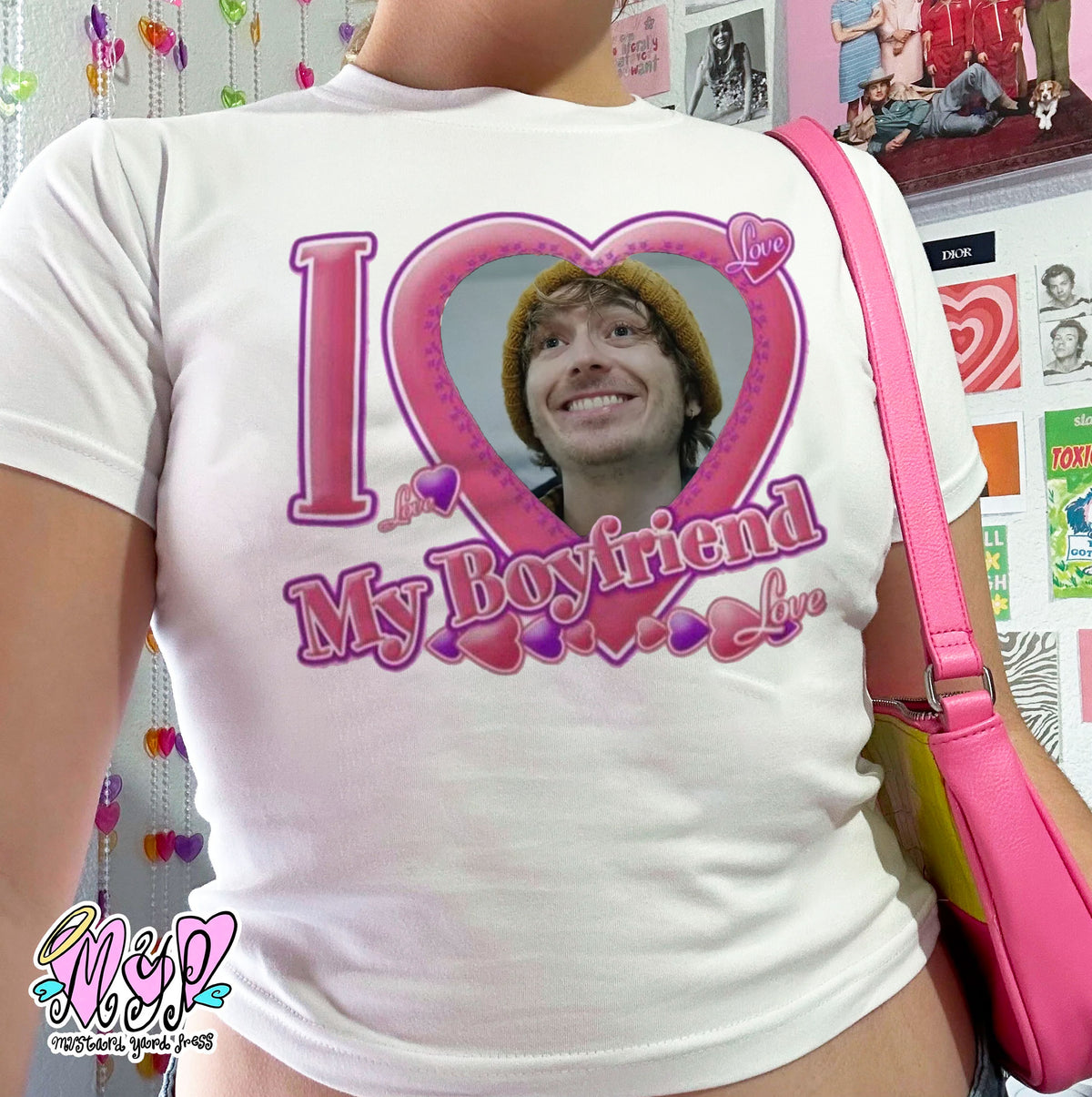 i love my bf bryan baby tee
