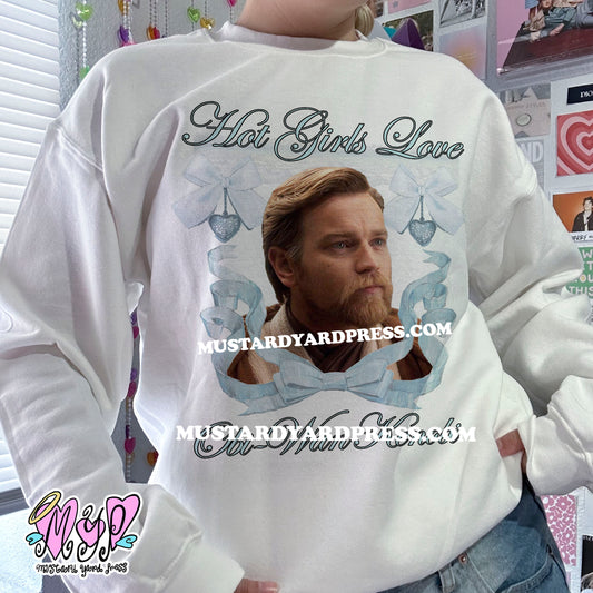 hot girls love master crewneck