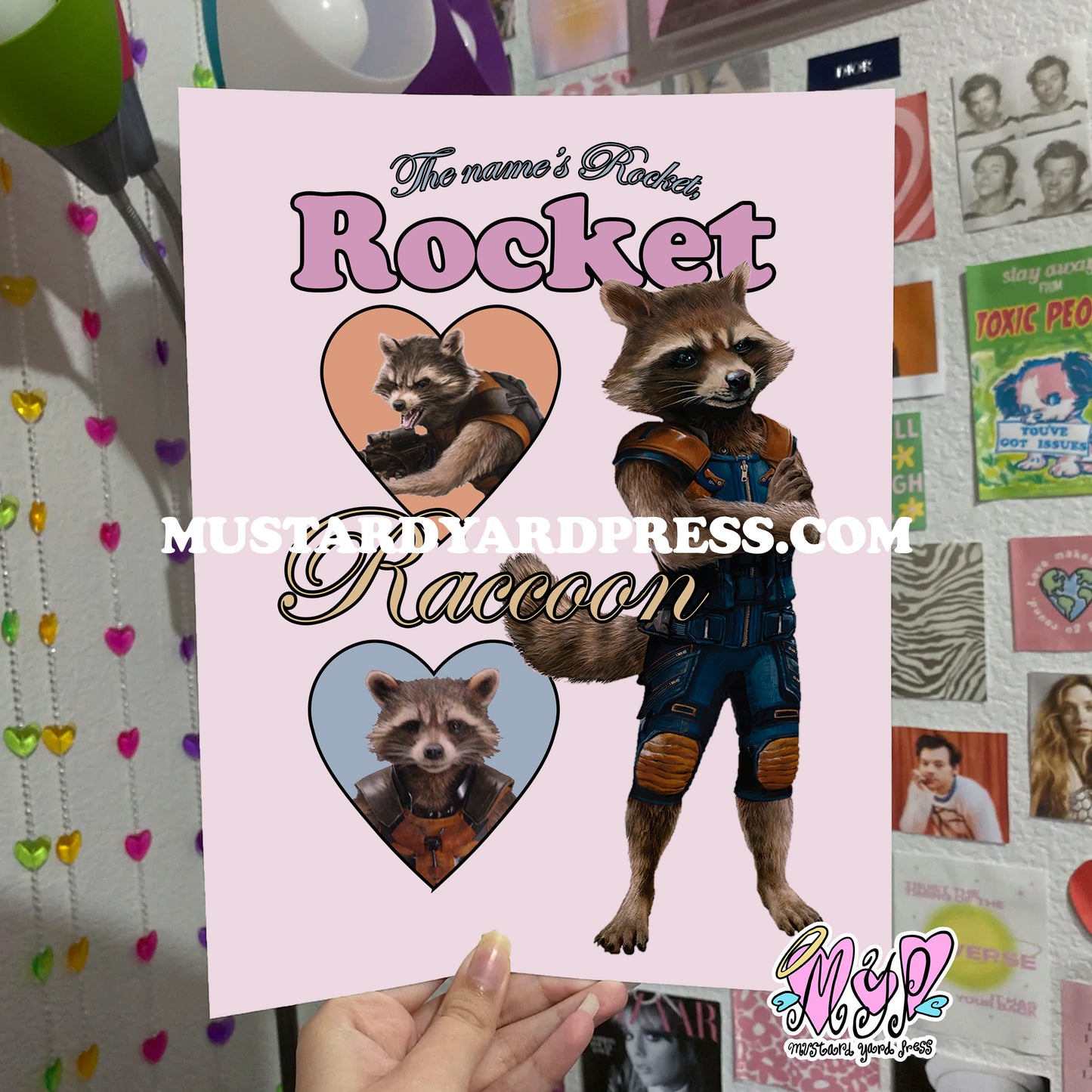 raccoon poster