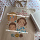 original trio doodle tote bag